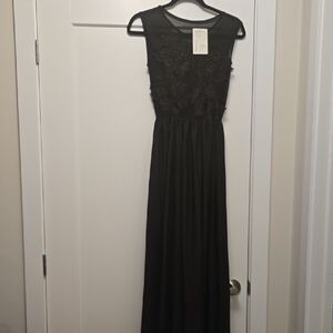 Elegant Black Evening Gown
